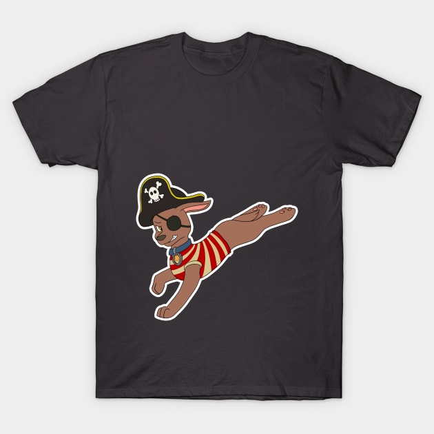 PAW Patrol Halloween Pirate Zuma T-Shirt by kreazea